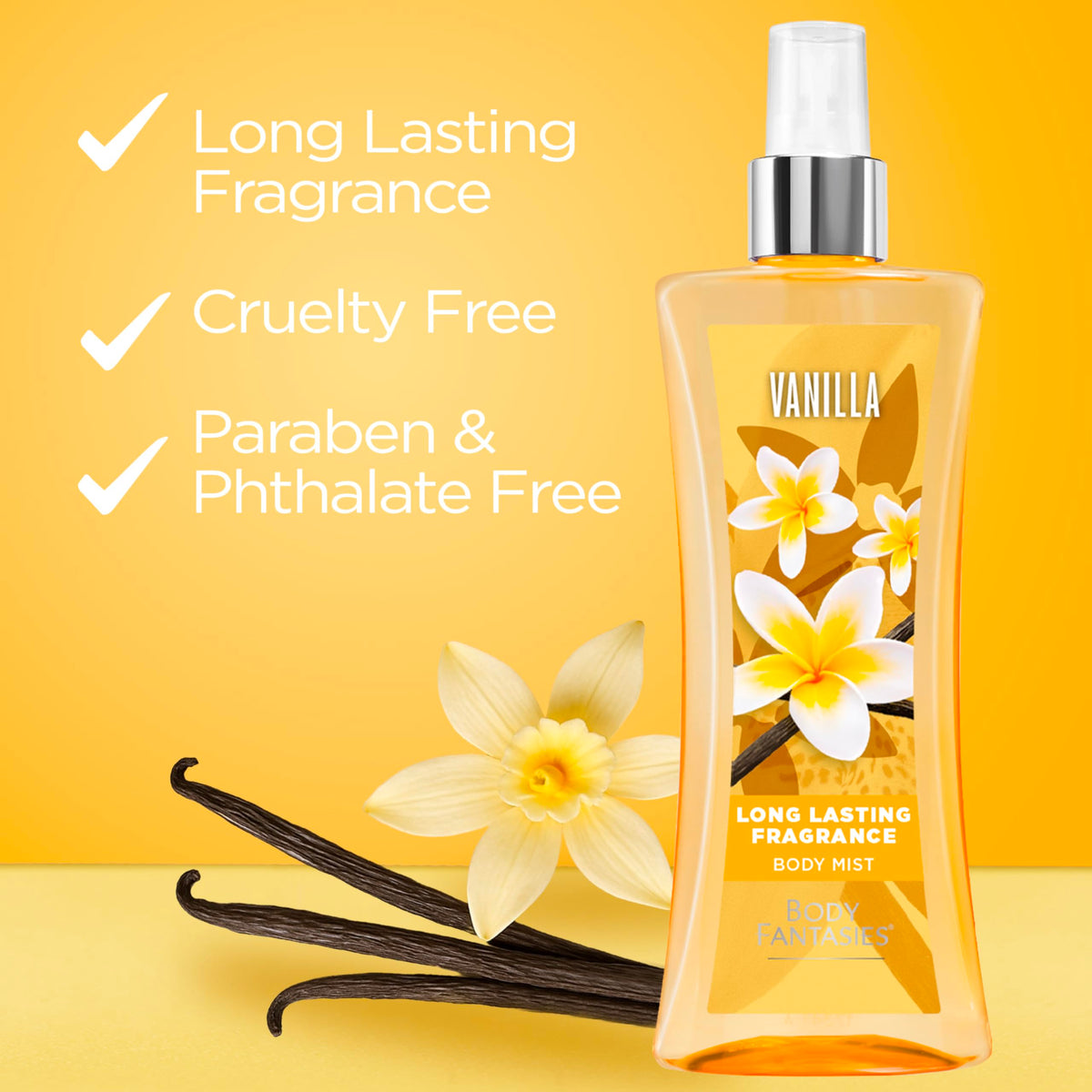 Vanilla Body Spray 8 fl oz (Pack of 2) Y65396