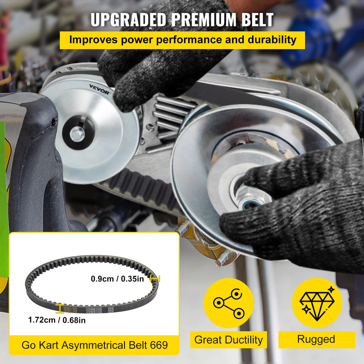 Go Kart Clutch 212CC 30 Series Mini Bike 10T #40 41 Chain and 12T #35 Replacement Set O254976