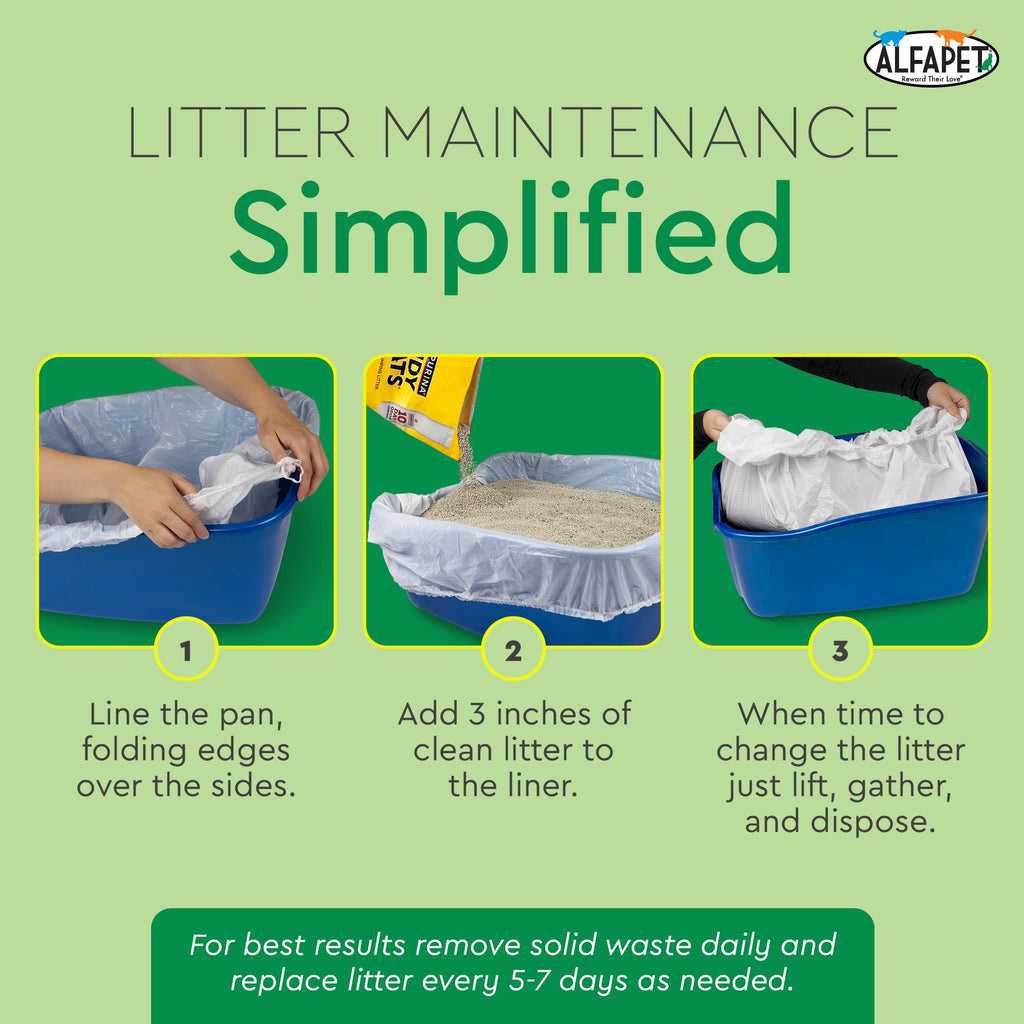 Heavy Duty 52 Pack Litter Box Liners F750