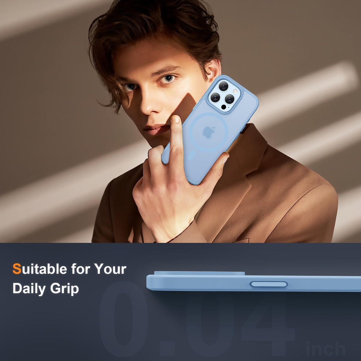 Sky Blue iPhone 13 Pro Max Case J13694