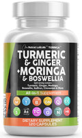 Turmeric Moringa Ginger Boswellia Saffron Supplement H56794