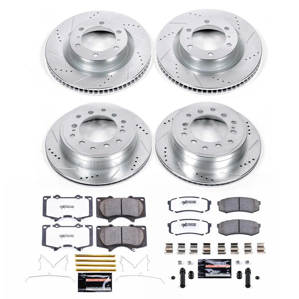 Brake Pad & Rotor Kit Front & Rear S9511
