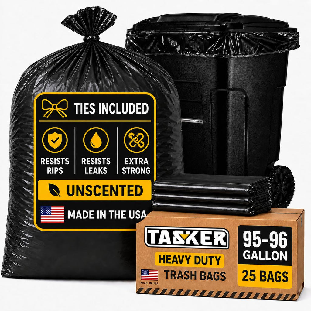 95 Gallon 2 Mil Heavy Duty Trash Bags 25 Count G46332