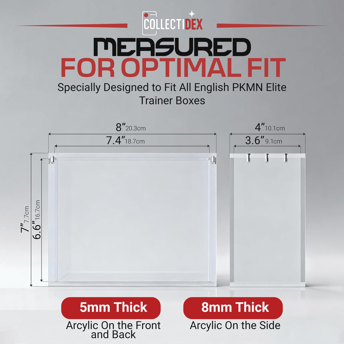 Acrylic Case Protector with Magnet Lid V9618