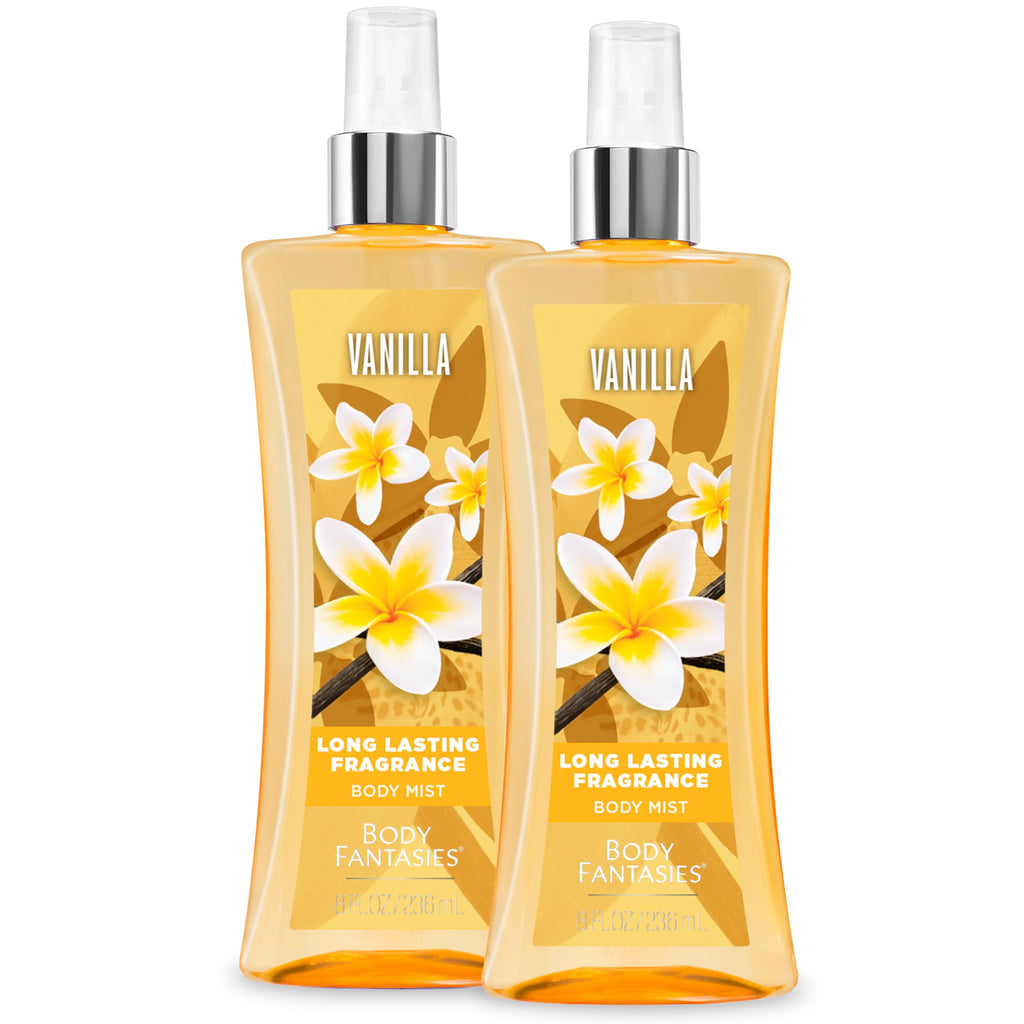 Vanilla Body Spray 8 fl oz (Pack of 2) Y65396