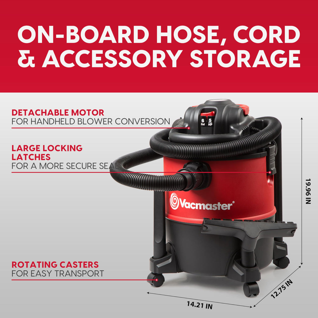 6 Gal Wet/Dry Vac with Detachable Blower A80791