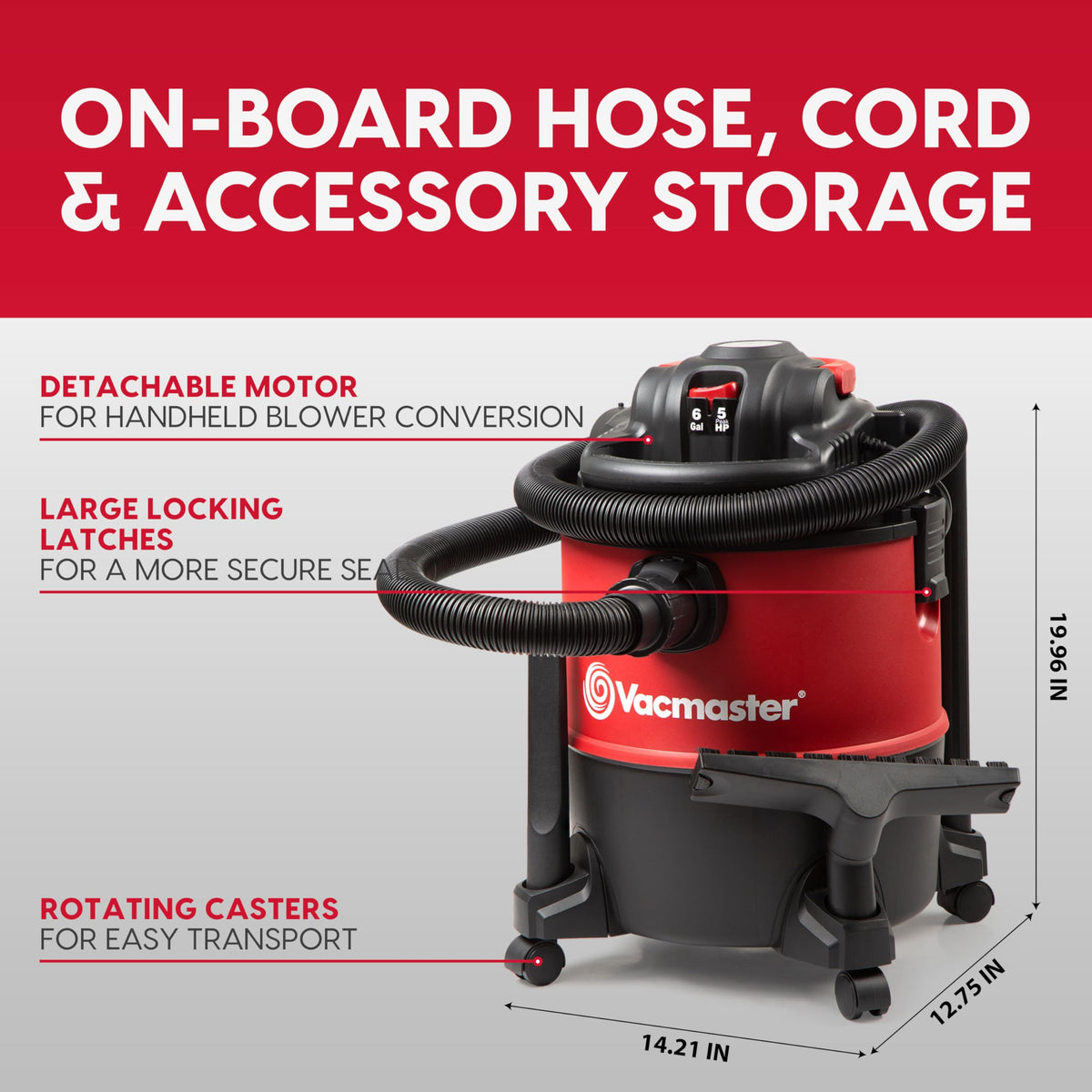 6 Gal Wet/Dry Vac with Detachable Blower A80791