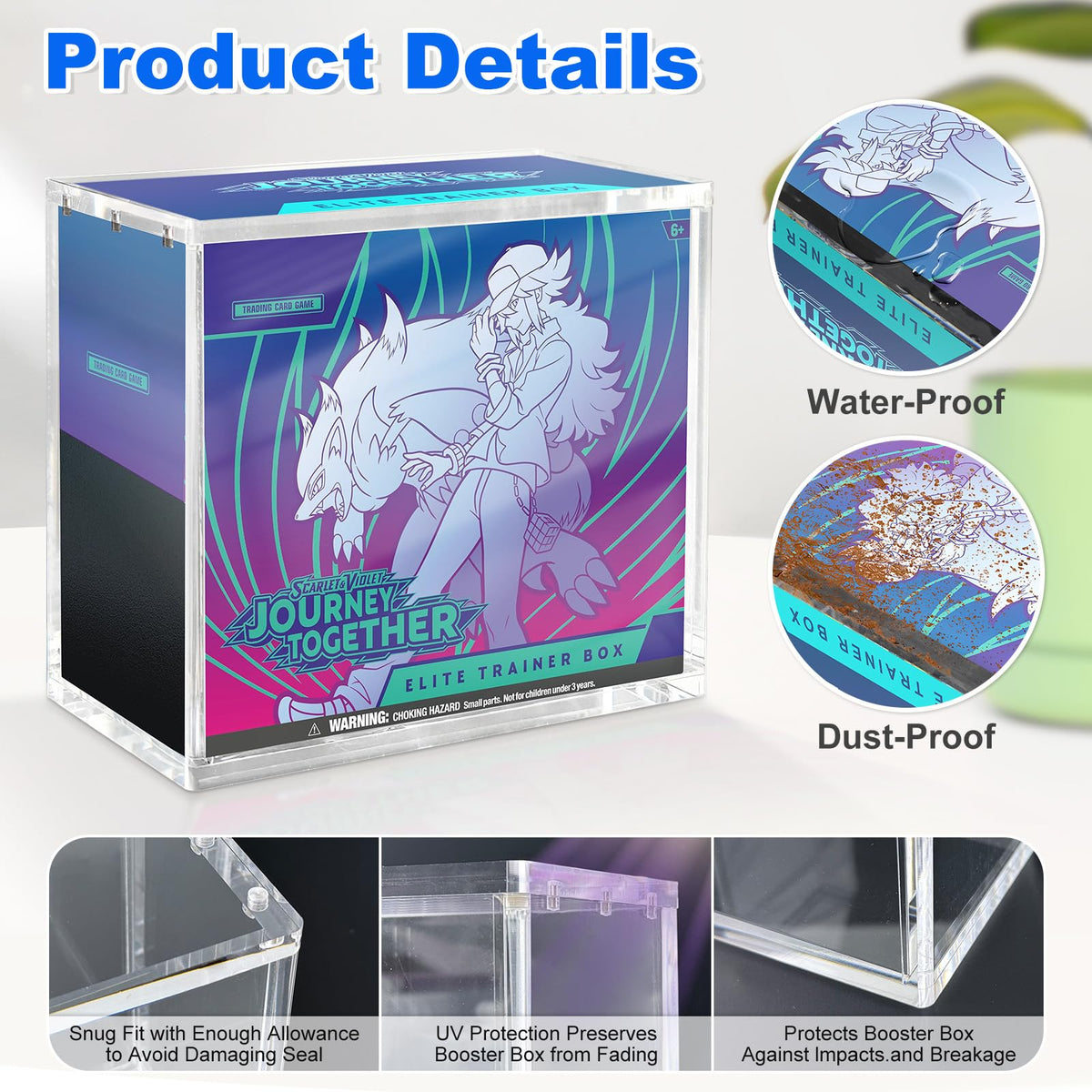 8mm Acrylic Display Case with Magnets K85664
