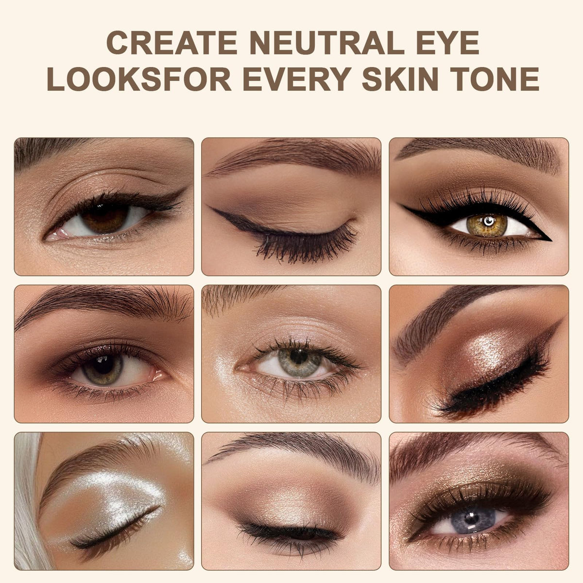 Neutral Eyeshadow Palette 9 Colors H888248