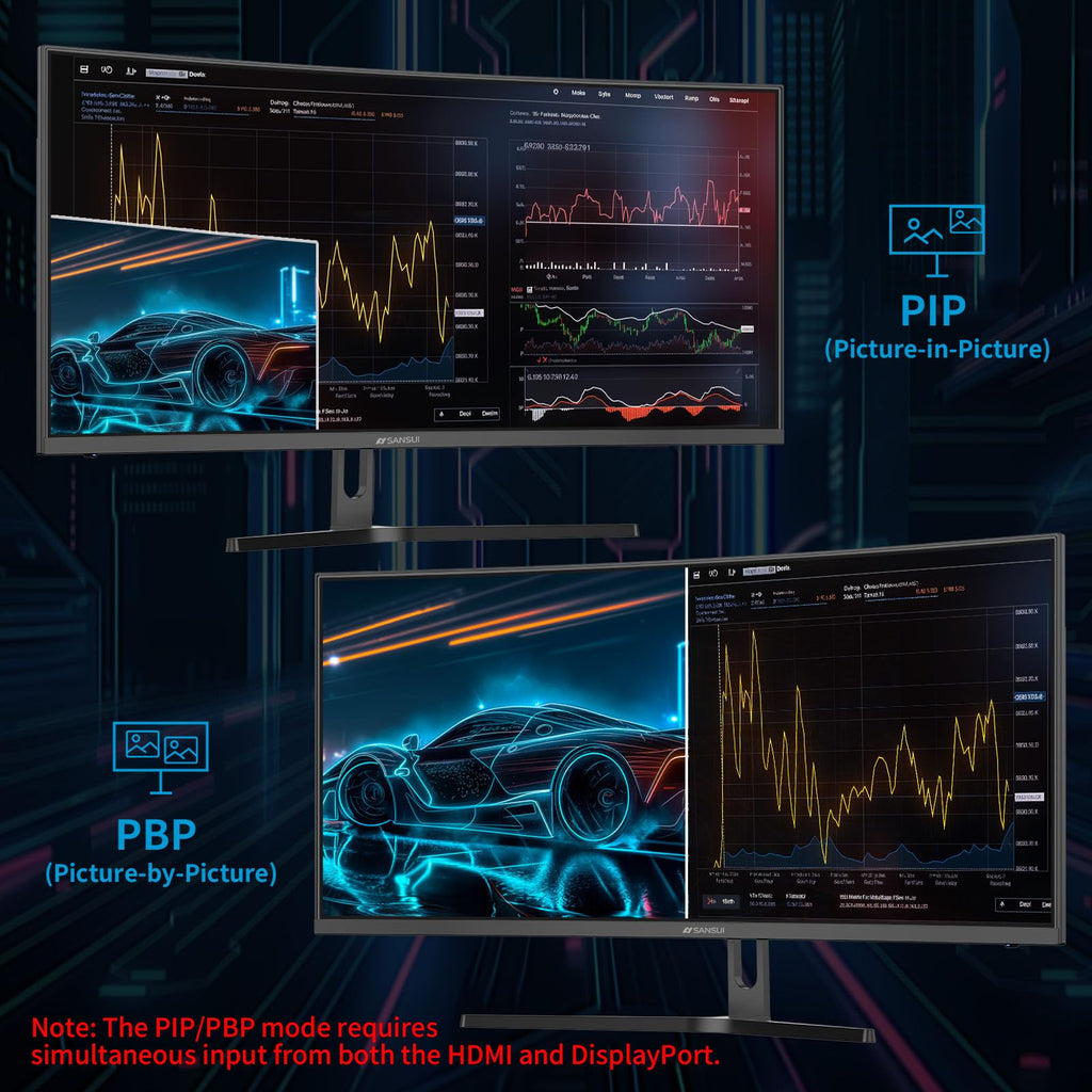 34-Inch Curved Ultrawide Gaming Monitor Y6953