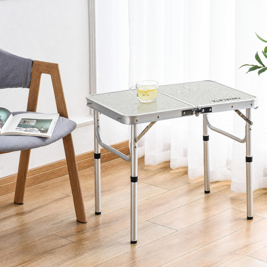 Adjustable Height Small Folding Camp Table T833