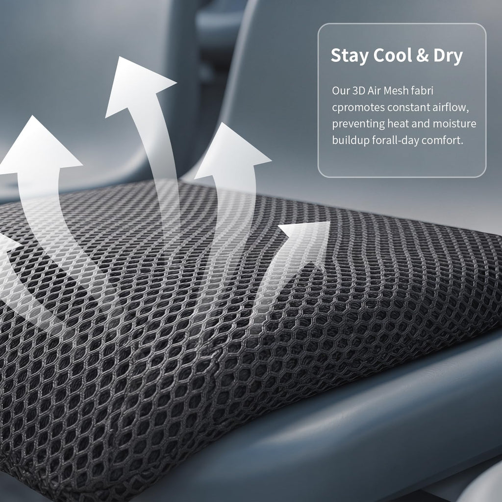 Portable Extra Thick Stadium Seat Cushion 2 Pack Gray E3872