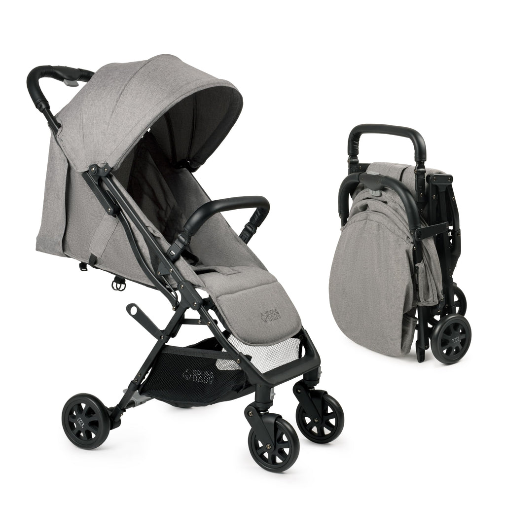 Lightweight Compact Travel Stroller with Canopy, Storage Basket & Recline B808