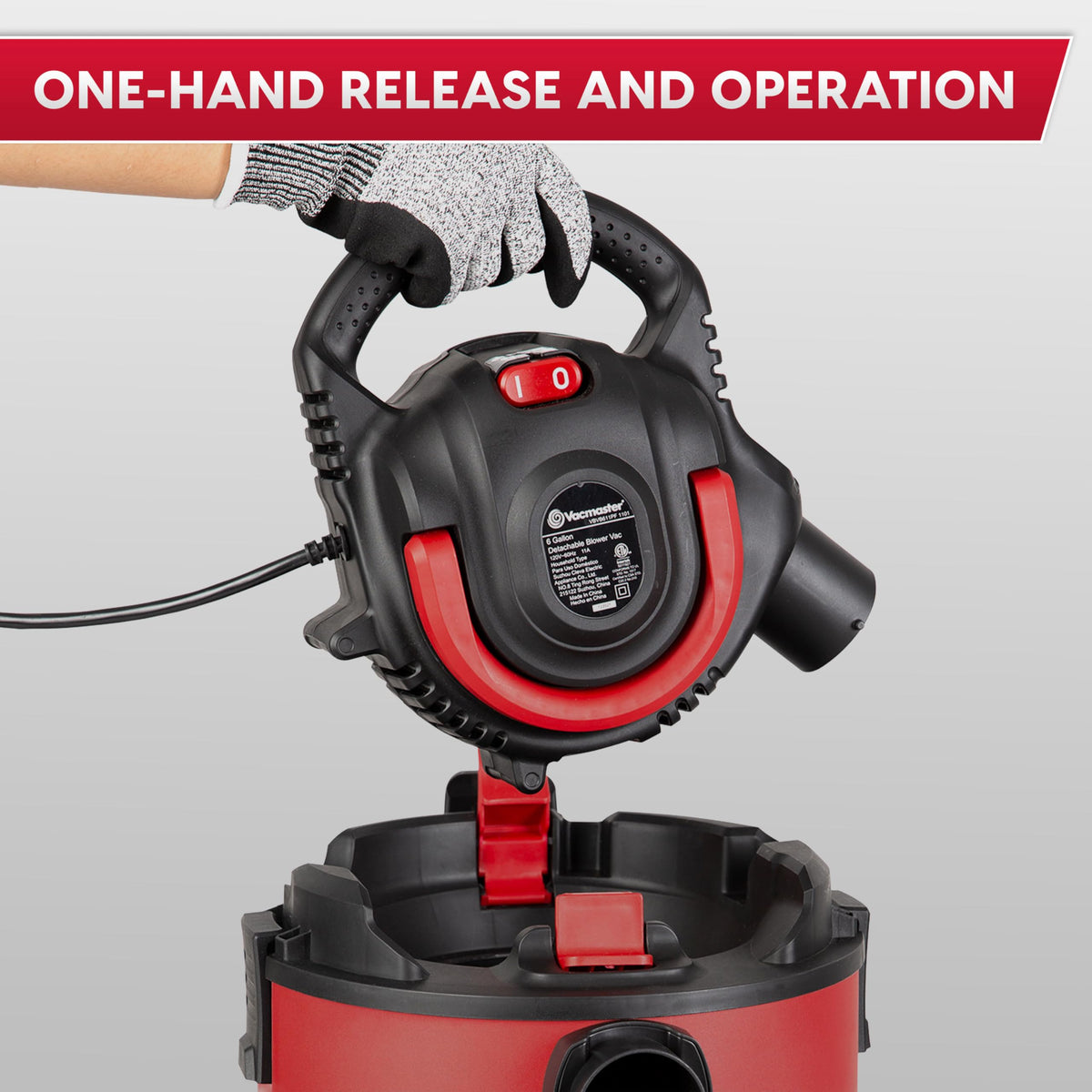 6 Gal Wet/Dry Vac with Detachable Blower A80791