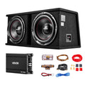 Dual 12" Enclosed Powered Subwoofer with Amplifier I1517