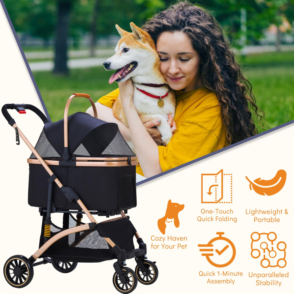 Pet Stroller for Small Dogs Cats K72481