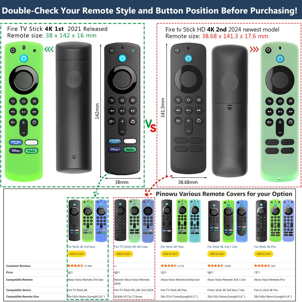 Silicone Remote Covers 3pcs Glow Green Blue Red A376001