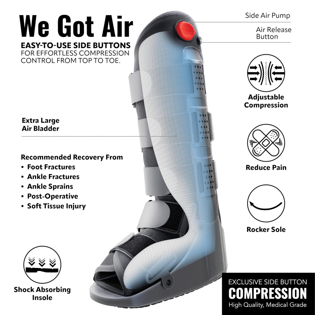 Fracture Boot Ankle Brace Large Q59255