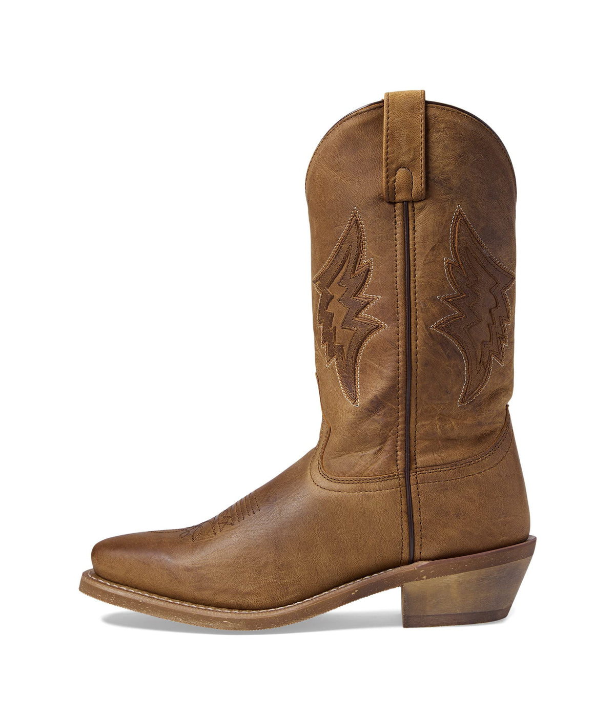 Brown Mid Calf Pull On Boots K5221