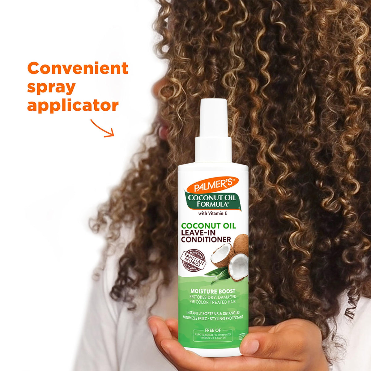 Coconut Oil Leave-In Conditioner Spray 8.5 Oz T9341
