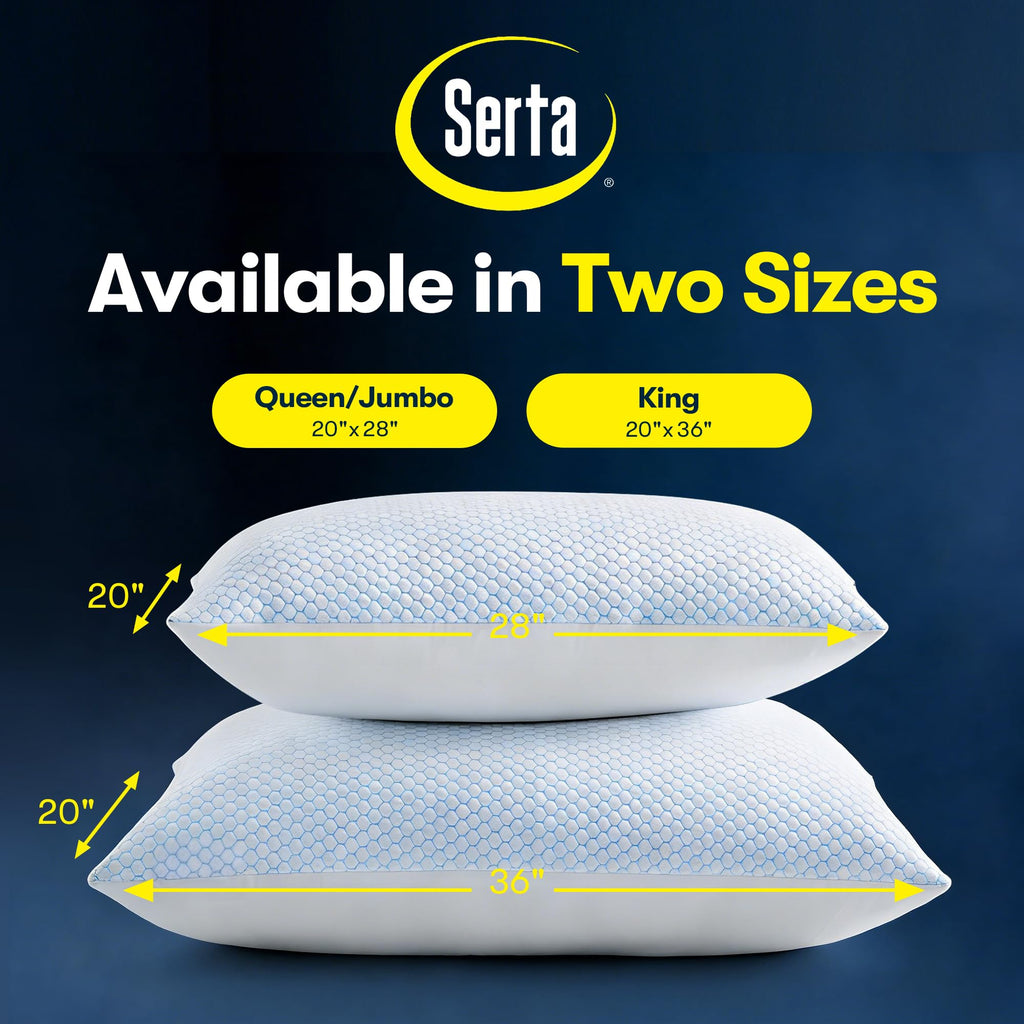 Queen Size Down Alternative Pillows Set of 2 J406437