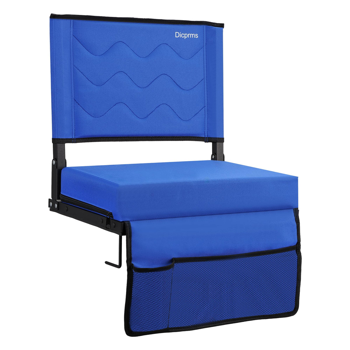 Blue Padded Folding Stadium Seats with Back Support G668