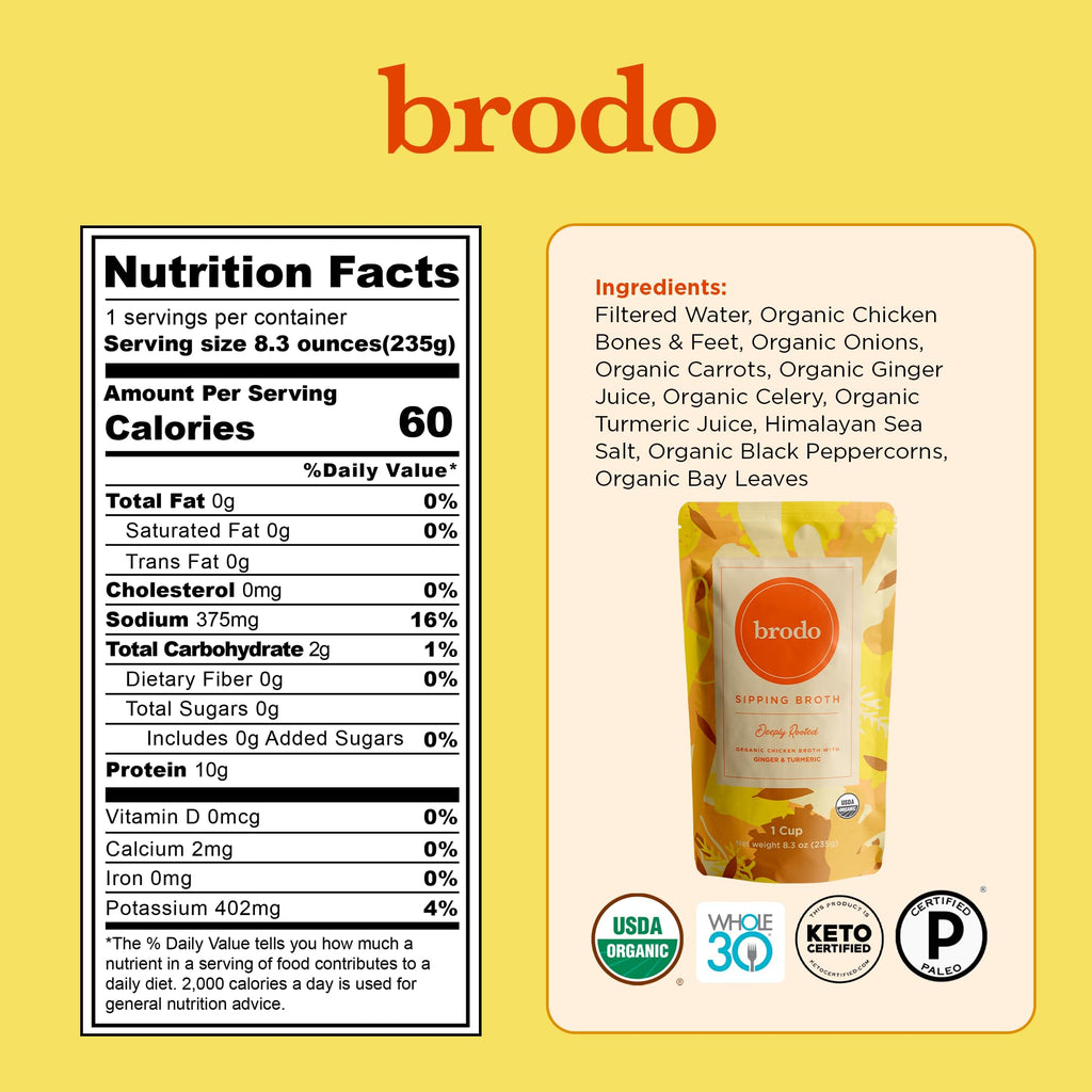Bone Broth Single-Serve and 25 oz Classic Packs Z85303