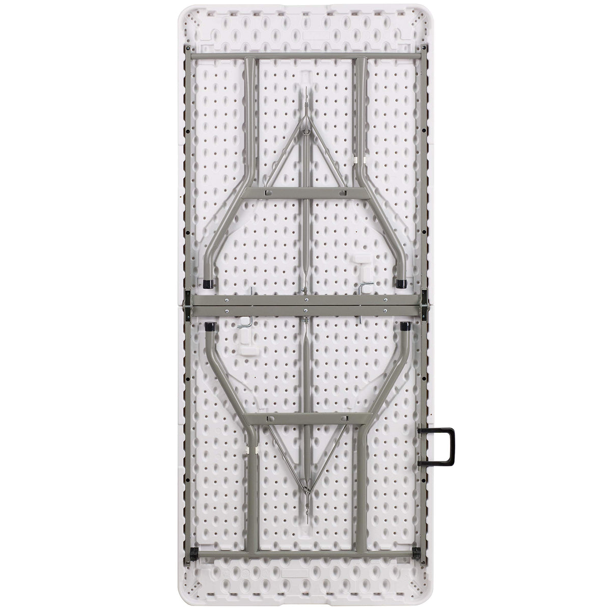 White 6-Foot Bi-Fold Plastic Folding Table M668544
