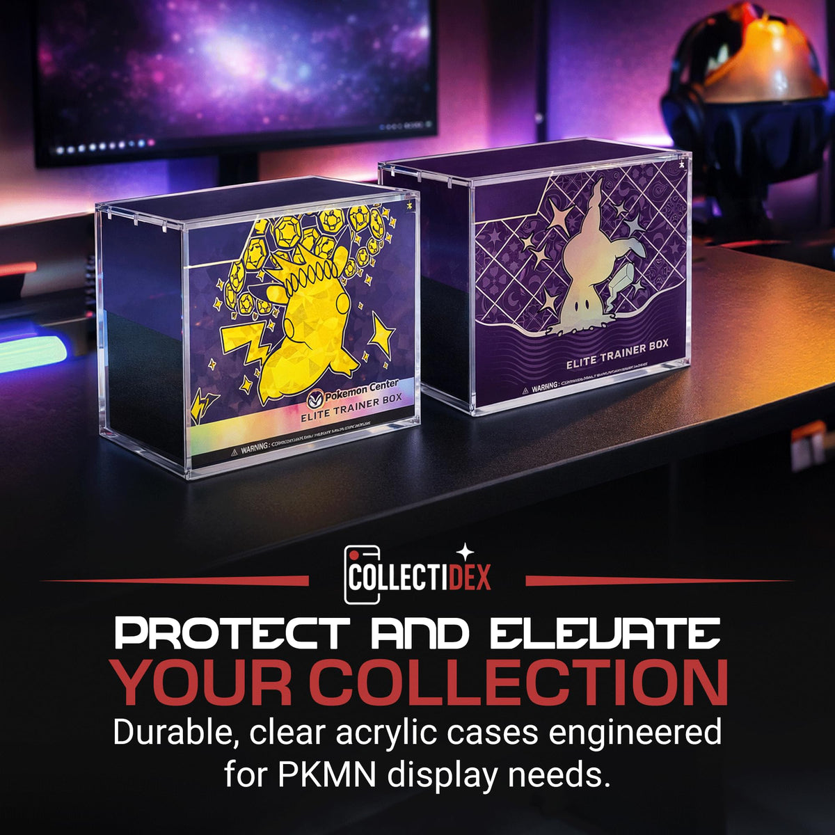 Acrylic Case Protector with Magnet Lid V9618