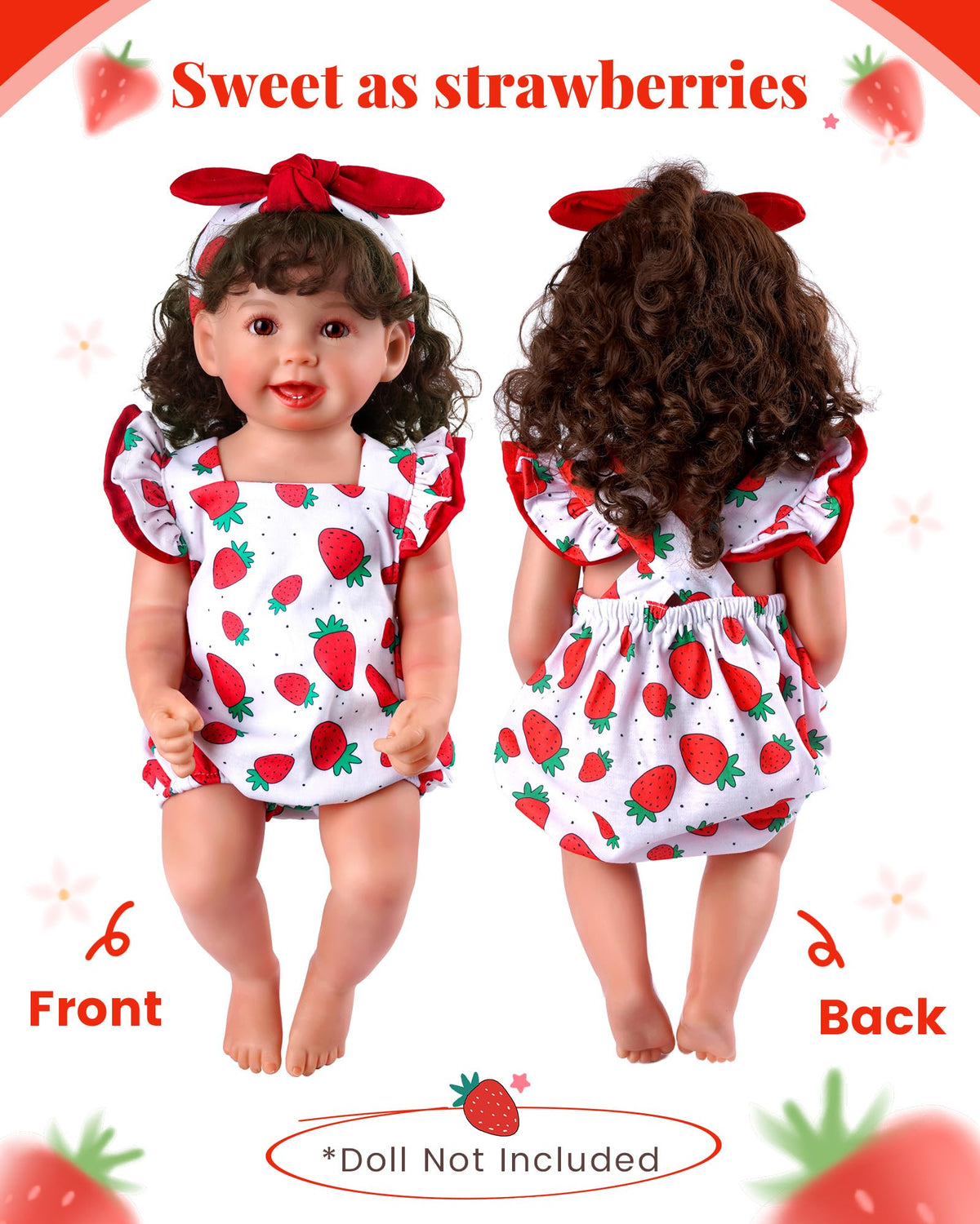 18-20 Inch Doll Clothes Strawberry Outfit K37125