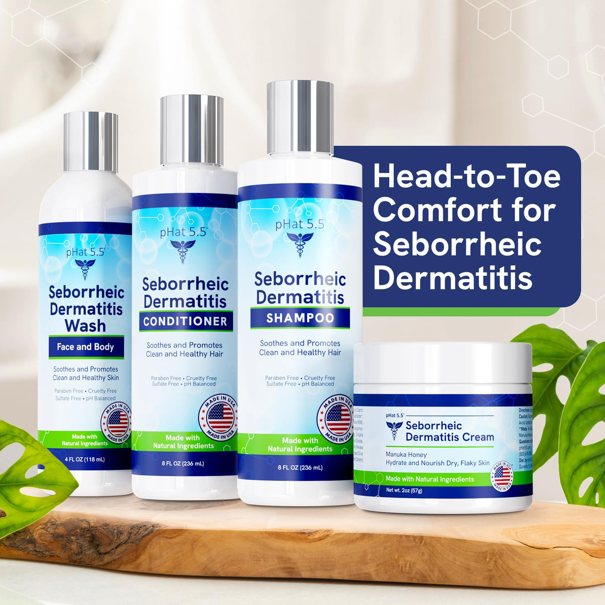 Sulfate Free Shampoo and Conditioner Set 8 oz I280