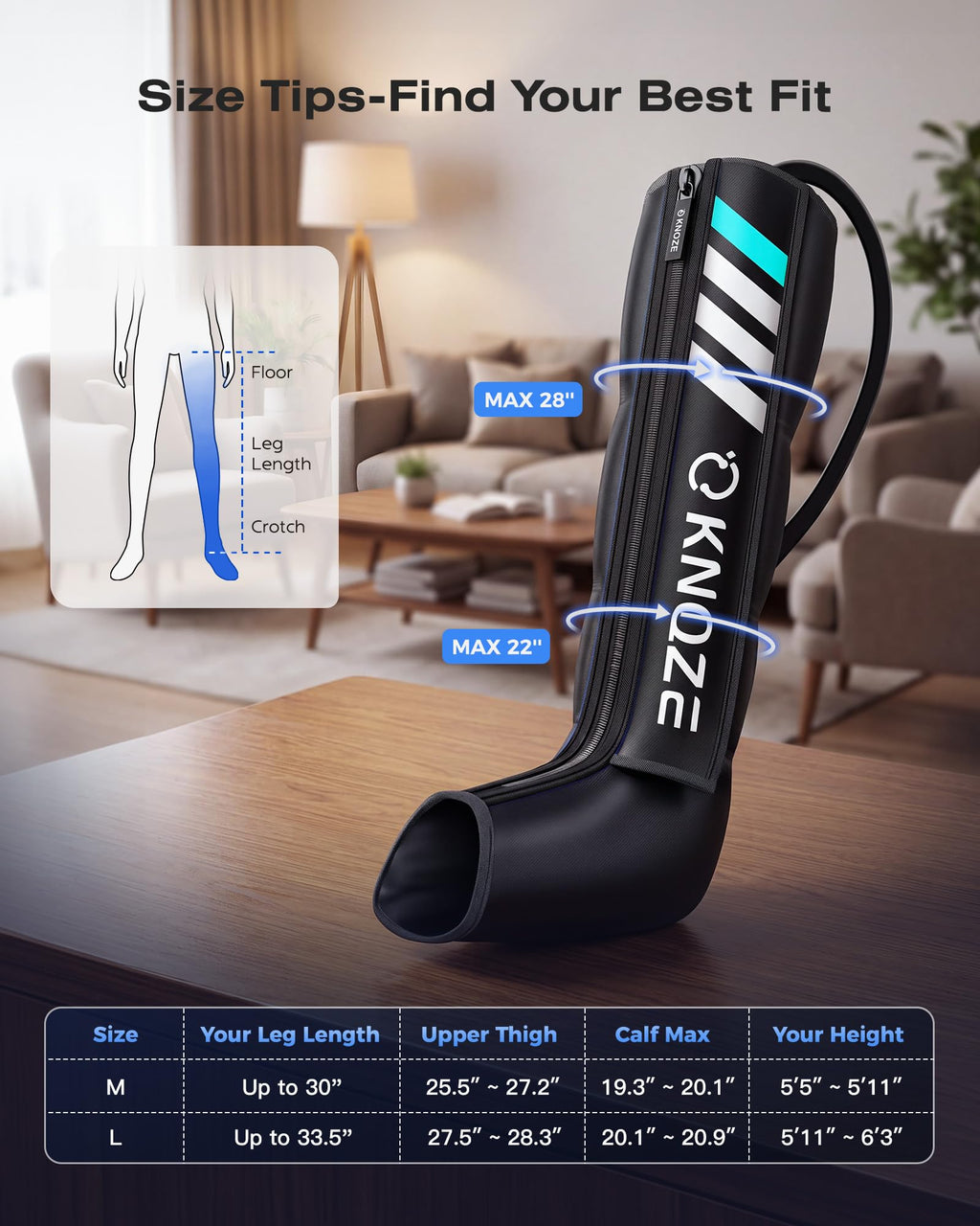Full Leg Compression Massager Z2924