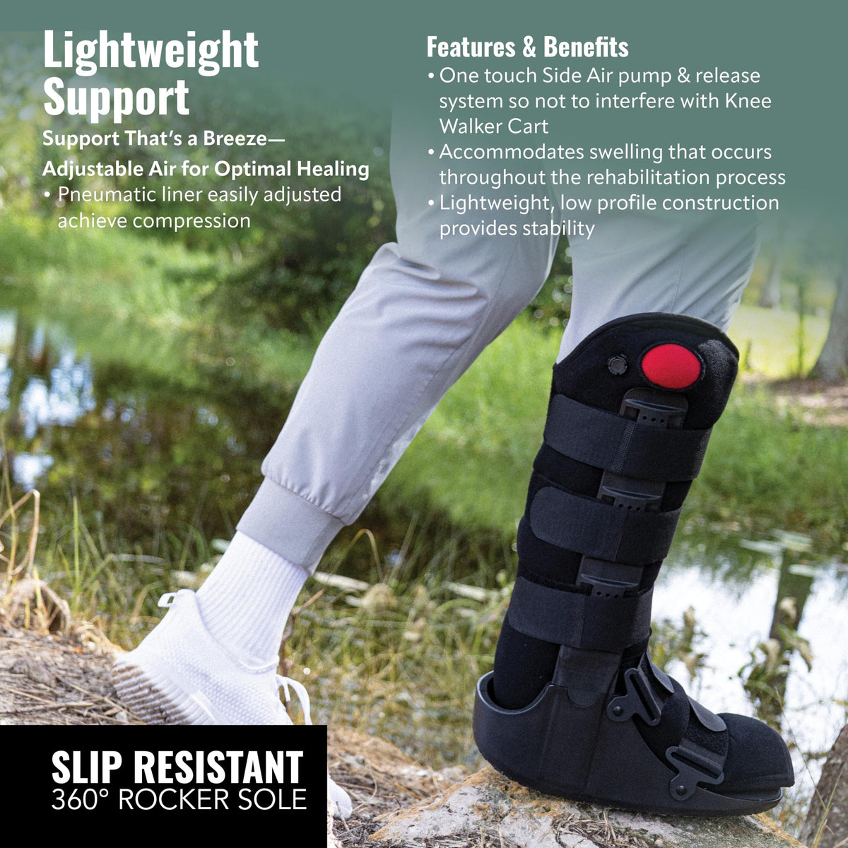 Fracture Boot Ankle Brace Large Q59255